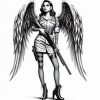 Angels girls with gun