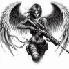 Angels girls with gun