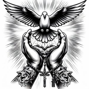 Pigeon and cross