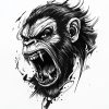 Gorilla head
