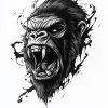 Gorilla head