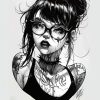 Girl with glasses
