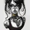 Girl with glasses