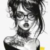 Girl with glasses