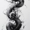 Snake and rose