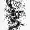 Snake and rose