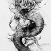 Snake and rose