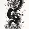 Snake and rose