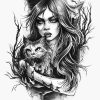 Girl with cats