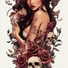 Girls and rose's