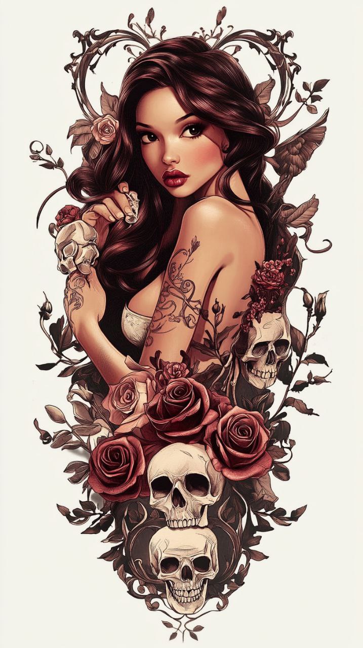 Girls and rose's