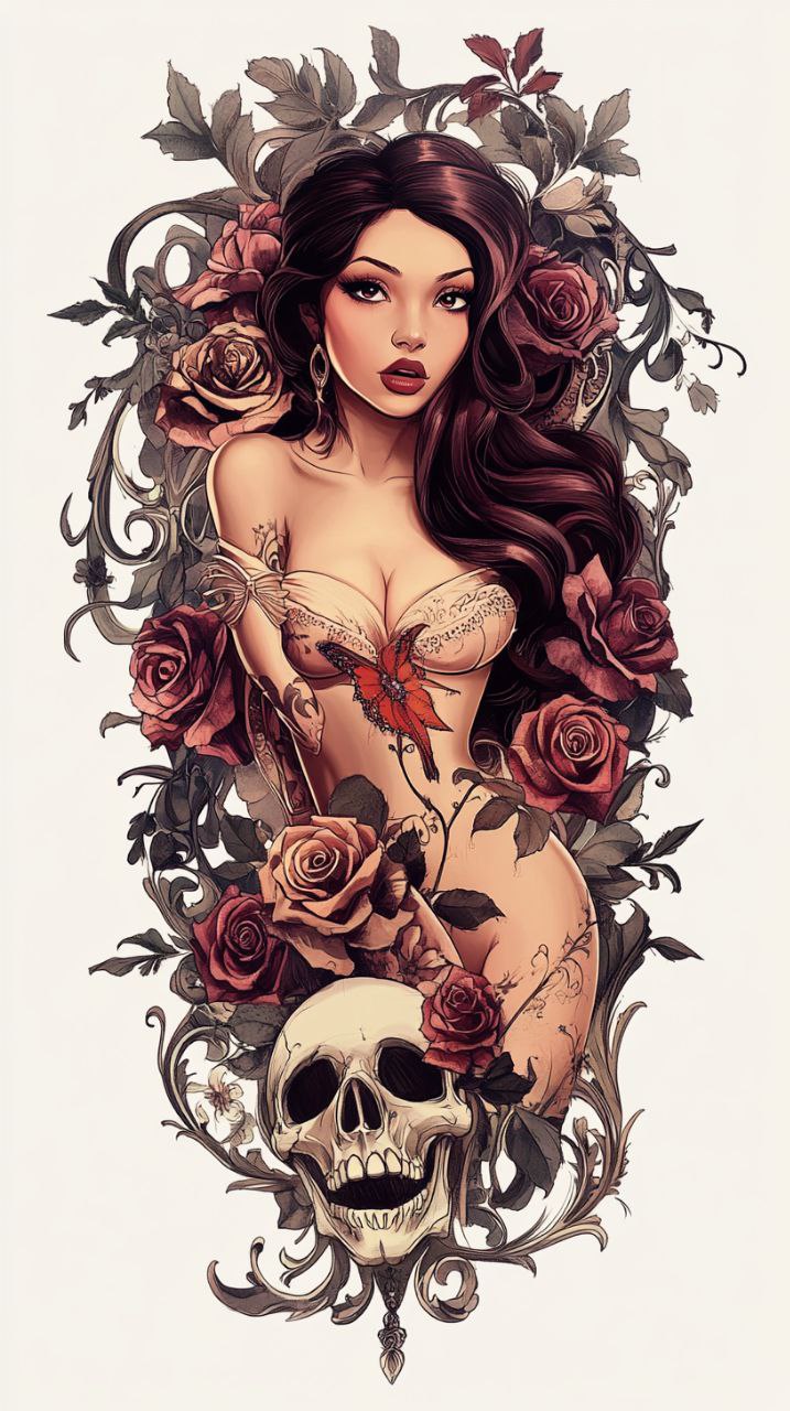 Girls and rose's