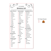 Grocery List
