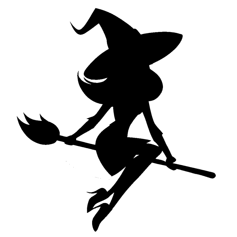 Halloween Witch Silhouette