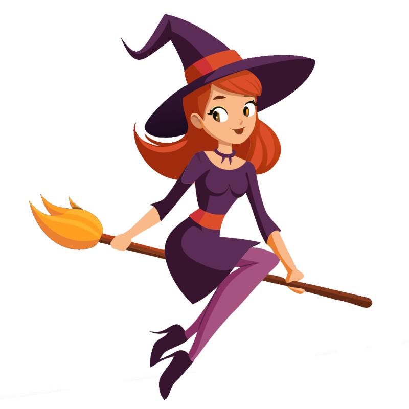 Halloween Witch Silhouette