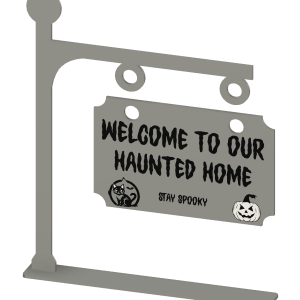 Halloween Sign Post