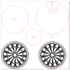 file preview Dartboard Dart Holder