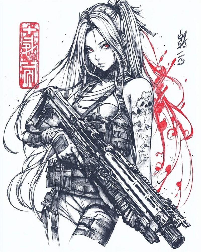 Girls and guns