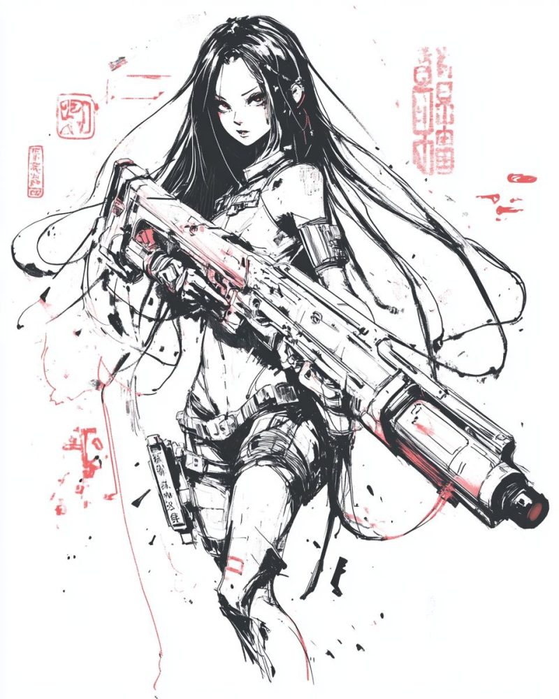 Girls and guns