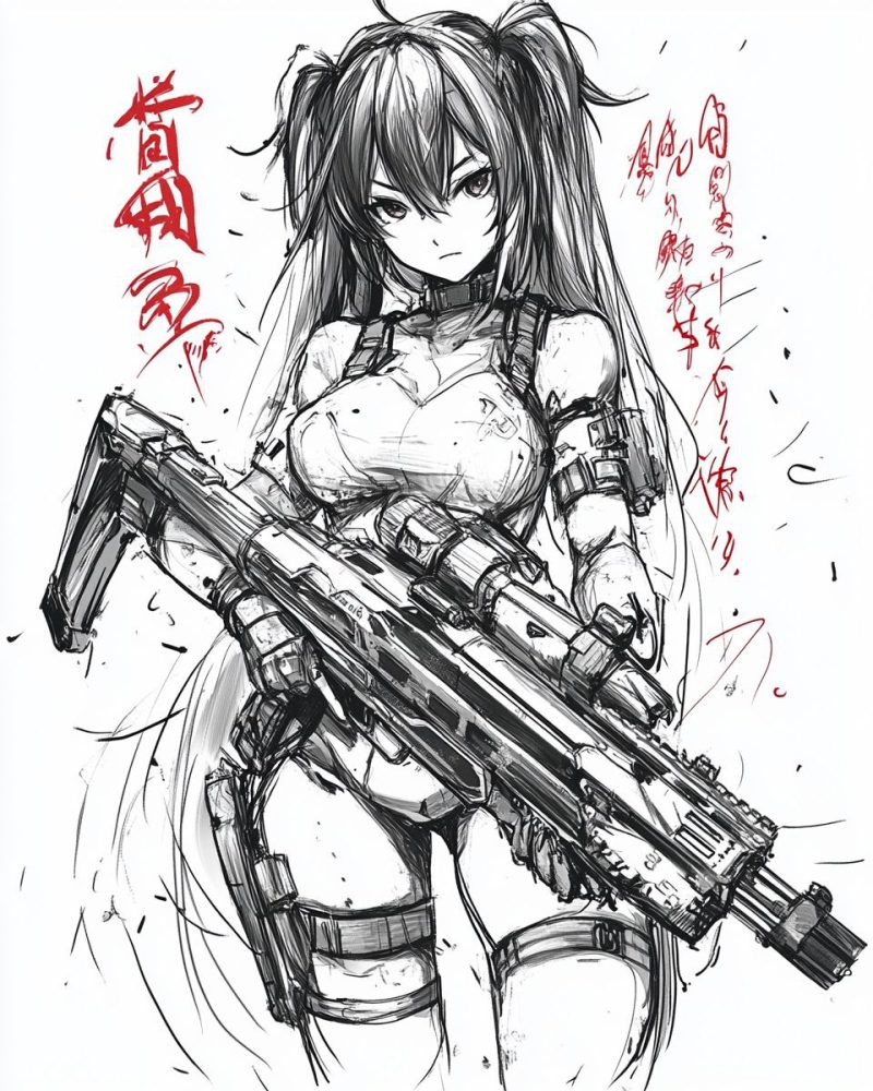 Girls and guns