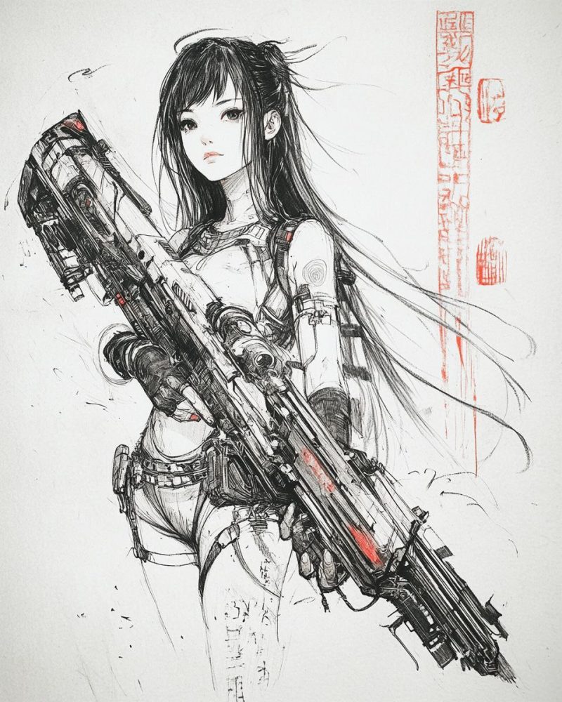Girls and guns